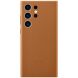 Защитный чехол Leather Case для Samsung Galaxy S23 Ultra (S918) EF-VS918LAEGRU - Camel. Фото 1 из 4