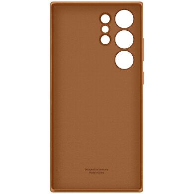 Защитный чехол Leather Case для Samsung Galaxy S23 Ultra (S918) EF-VS918LAEGRU - Camel