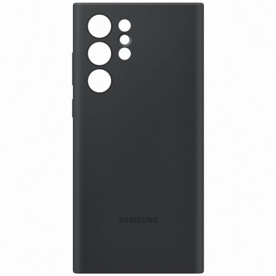 Чехол Silicone Cover для Samsung Galaxy S22 Ultra (S908) EF-PS908TBEGRU - Black