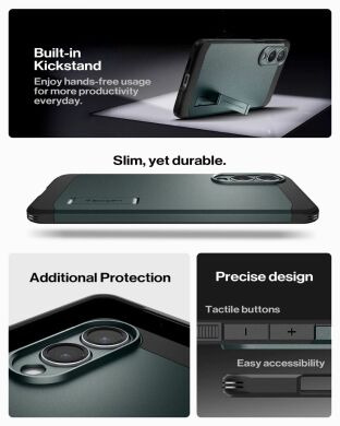 Захисний чохол Spigen (SGP) Tough Armor (MagFit) для Samsung Galaxy S25 Edge (S937) ACS09422 - Black