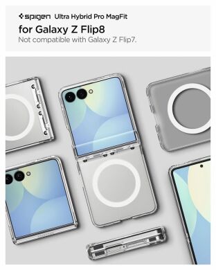 Защитный чехол Spigen Ultra Hybrid Pro (MagFit) (FF) для Samsung Galaxy Flip 8 (ACS11524) - Clear