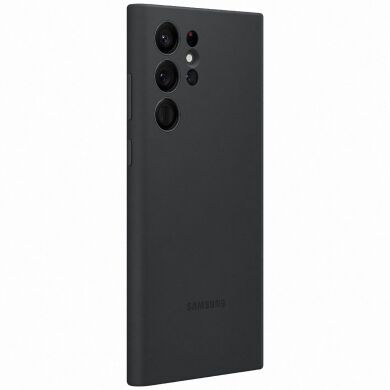 Чехол Silicone Cover для Samsung Galaxy S22 Ultra (S908) EF-PS908TBEGRU - Black