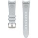 Оригінальний ремінець Hybrid Eco-Leather Band (S/M) для Samsung Galaxy Watch 4 / 4 Classic / 5 / 5 Pro / 6 / 6 Classic (ET-SHR95SSEGEU) - Silver