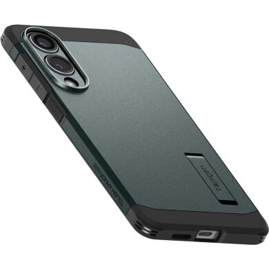 Захисний чохол Spigen (SGP) Tough Armor (MagFit) для Samsung Galaxy S25 Edge (S937) ACS09424 - Abyss Green