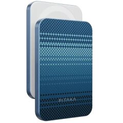 Внешний аккумулятор Pitaka Aramid Fiber Magnetic Qi2 20W (10000mAh) PBQ2503 - Moonrise
