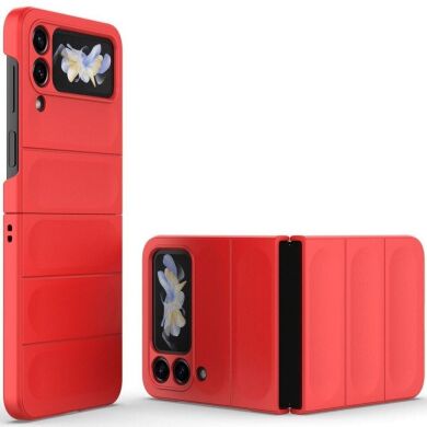 Защитный чехол Deexe Terra Case (FF) для Samsung Galaxy Flip 4 - Red