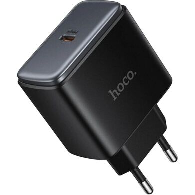 Мережевий зарядний пристрій Hoco C159A Upgrade PD65W (Type-C) - Black