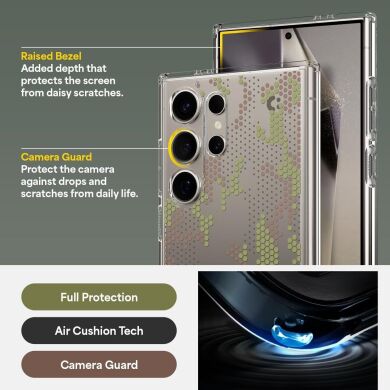Защитный чехол Spigen (SGP) Ultra Hybrid Cyrill для Samsung Galaxy S24 Ultra (S928) ACS07547 - Digital Camo