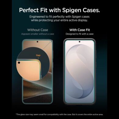 Комплект захисних стекол Spigen GLAS.tR EZ Fit Pro Anti Reflection для Samsung Galaxy S26 FE (AGL11811)