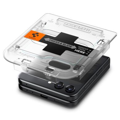 Комплект защитных стекол Spigen (SGP) Screen Protector EZ Fit Glas.tR для Samsung Galaxy Flip 5