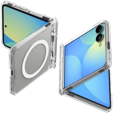 Защитный чехол Spigen Ultra Hybrid Pro (MagFit) (FF) для Samsung Galaxy Flip 8 (ACS11524) - Clear