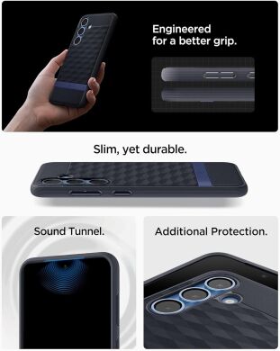 Защитный чехол Spigen (SGP) Caseology Parallax (MagFit) by Spigen для Samsung Galaxy S25 (S931) ACS09064 - Navy Violet
