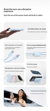 Зовнішній акумулятор Baseus EnerFill FC11 22.5W (20000mAh) E0027S04 - Black