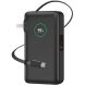 Внешний аккумулятор WIWU Wi-P049 NOBLE 35W (10000mAh) + кабель Type-C - Black. Фото 1 из 4