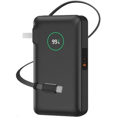 Внешний аккумулятор WIWU Wi-P049 NOBLE 35W (10000mAh) + кабель Type-C - Black