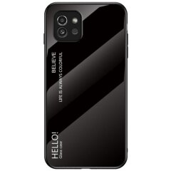 Защитный чехол Deexe Gradient Color для Samsung Galaxy A03 (A035) - Black