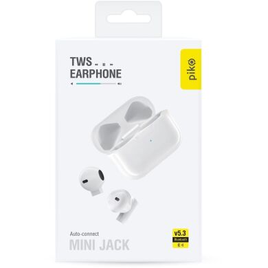 Бездротові навушники Piko TWS-MiniJack - White