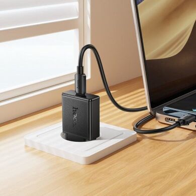 Мережевий зарядний пристрій Hoco N74 PD25W - Black
