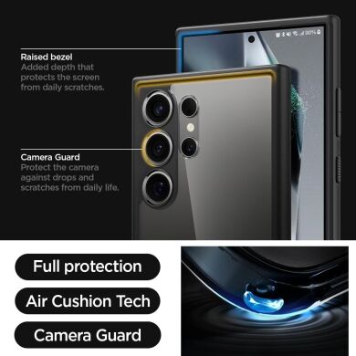 Защитный чехол Spigen (SGP) Ultra Hybrid для Samsung Galaxy S24 Ultra (S928) - Frost Black