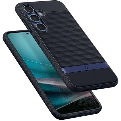 Защитный чехол Spigen (SGP) Caseology Parallax (MagFit) by Spigen для Samsung Galaxy S25 (S931) ACS09064 - Navy Violet