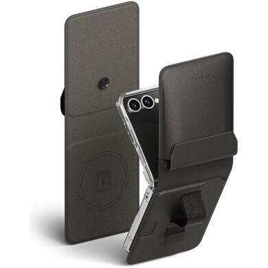 Накладний чохол-гаманець Ringke Folio Grip Wallet Magnetic (FF) для Samsung Galaxy Flip 7 (8800293855842) - Black