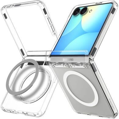 Защитный чехол Spigen Ultra Hybrid Pro (MagFit) (FF) для Samsung Galaxy Flip 8 (ACS11524) - Clear