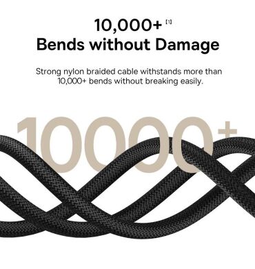 Кабель Baseus Dura Series Type-C to Type-C (100W, 2m) P10377803U01-03 - Black / Red