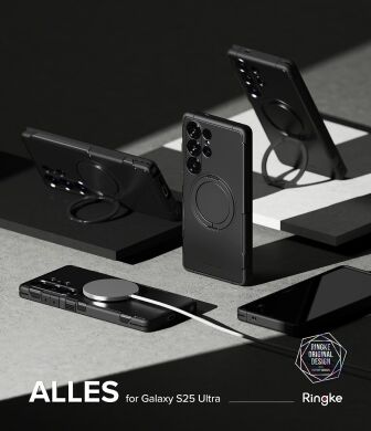 Защитный чехол Ringke Alles Magnetic (FP) для Samsung Galaxy S25 Ultra (S938) 8800274969353 - Black