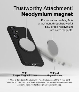 Захисний чохол Ringke Onyx Magnetic (FP) для Samsung Galaxy S24 FE (S721) 8800274964723 - Black