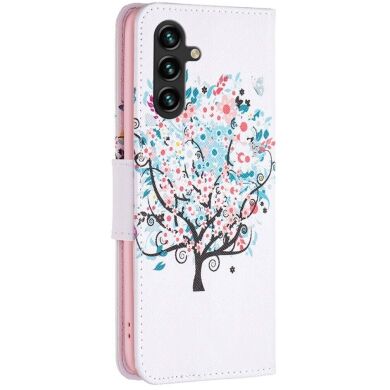 Чехол-книжка Deexe Color Wallet для Samsung Galaxy A15 (A155) - Flower Tree