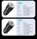 Автомобільний зарядний пристрій ESSAGER City Dual 66W (Type-C + USB) ECC2C1A-FF01 - Black