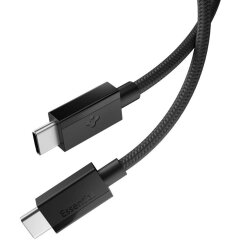 Кабель Spigen Essential EB6015CC Type-C to Type-C (60W, 1.5m) ACA10417 - Black