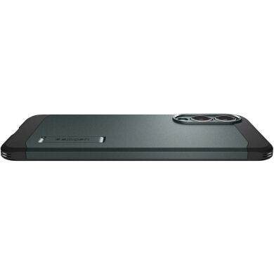 Захисний чохол Spigen (SGP) Tough Armor (MagFit) для Samsung Galaxy S25 Edge (S937) ACS09424 - Abyss Green