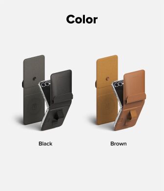 Накладний чохол-гаманець Ringke Folio Grip Wallet Magnetic (FF) для Samsung Galaxy Flip 7 (8800293855842) - Black