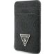 Кардхолдер с ремешком для смартфона Guess triangle MagSafe (GUBPWMWSP4GTK) - Black. Фото 3 из 6