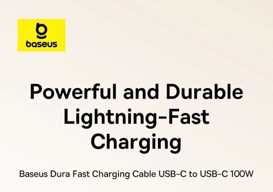 Кабель Baseus Dura Series Type-C to Type-C (100W, 2m) P10377803U01-03 - Black / Red