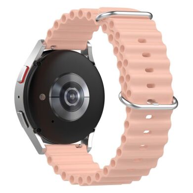 Ремешок Deexe Ocean Strap для часов с шириной крепления 20 мм - Pink