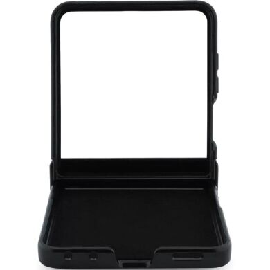Защитный чехол Guess Magnetic Ring Stand Grained Classic Logo MagSafe для Samsung Galaxy Flip 8 (GUHMZF86PSGRSCLE) - Beige