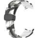 Ремешок Deexe Camo Silicone для Samsung Galaxy Watch 4 / 4 Classic / 5 / 5 Pro - White. Фото 2 из 7