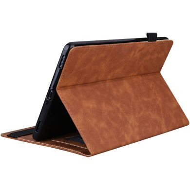 Чехол Deexe Business Style для Samsung Galaxy Tab S12 Plus - Brown