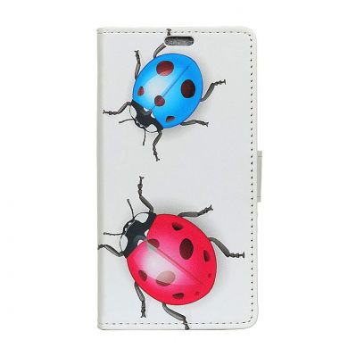 Чохол Deexe Life Style Wallet для Samsung Galaxy A7 2018 (A750), Ladybug Pattern