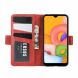Чехол Deexe Pocket Wallet для Samsung Galaxy A01 (A015) - Red. Фото 5 из 11
