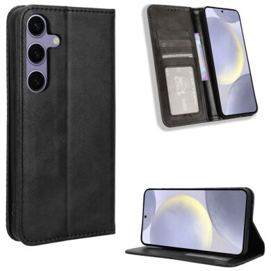 Чохол Deexe Retro Style для Samsung Galaxy S26 (S942) - Black