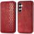 Чохол Deexe Rhombus Wallet для Samsung Galaxy A35 (A356) - Red