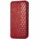 Чохол Deexe Rhombus Wallet для Samsung Galaxy A35 (A356) - Red