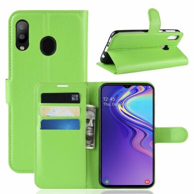 Чохол-книжка Deexe Book Type для Samsung Galaxy M20 (M205) - Green