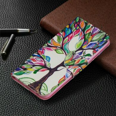 Чехол-книжка Deexe Color Wallet для Samsung Galaxy A10s (A107) - Life Tree