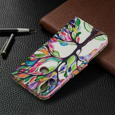 Чехол-книжка Deexe Color Wallet для Samsung Galaxy A10s (A107) - Life Tree