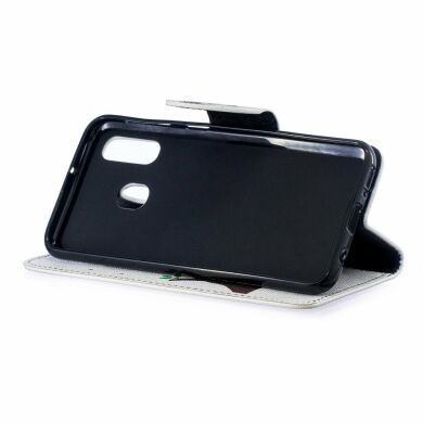 Чохол-книжка Deexe Color Wallet для Samsung Galaxy A40 (А405) - Panda Climbing Tree