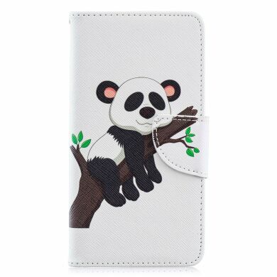 Чохол-книжка Deexe Color Wallet для Samsung Galaxy A40 (А405) - Panda Climbing Tree